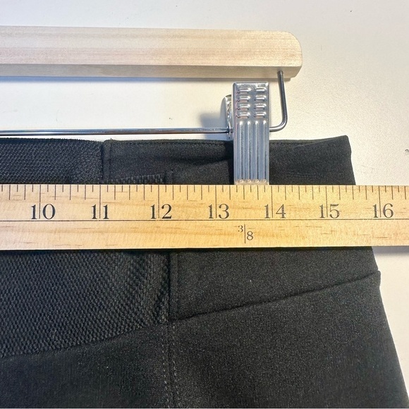 Eileen Fisher Petite Pull On Pants Black Womens Medium MP Stretch Career - Picture 9 of 10